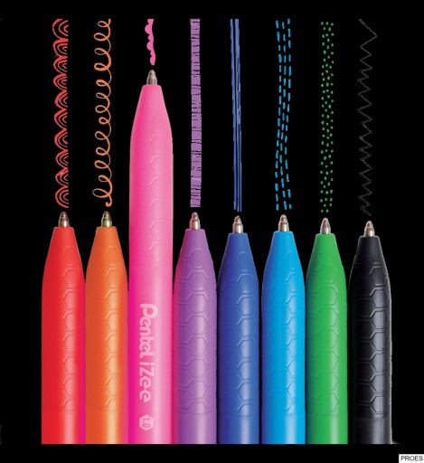 0,7mm guľôčkové pero iZee čierne BX467-A PENTEL