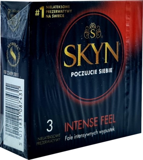UNIMIL SKYN INTENSE FEEL krabička 3 ks