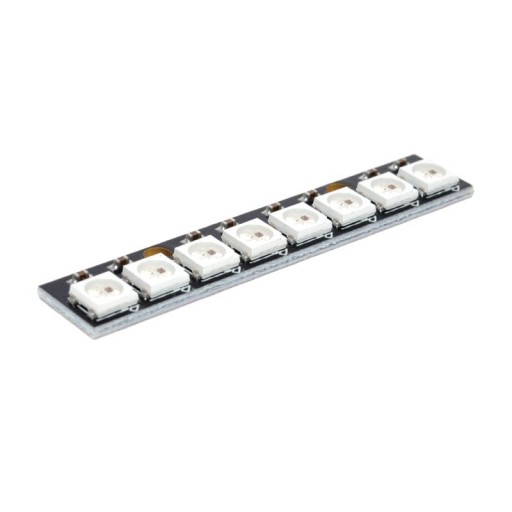 Programovateľný 8 x LED RGB SMD 5050 WS2812B modul