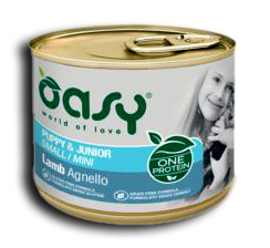 Oasy One Protein Puppy mini lamb mokré krmivo pre psov 200g