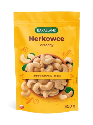 Kešu orechy, celé kešu Bakalland 300g veľké orechy PREMIUM KVALITA