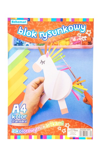VÝKRESOVÝ BLOK farba A4 ŠTANDARDNÁ SCHÉMA