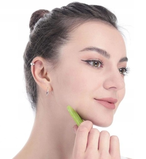 GUA SHA MASÁŽ TVÁR MASÁŽNA DOSKA prírodný jadeit