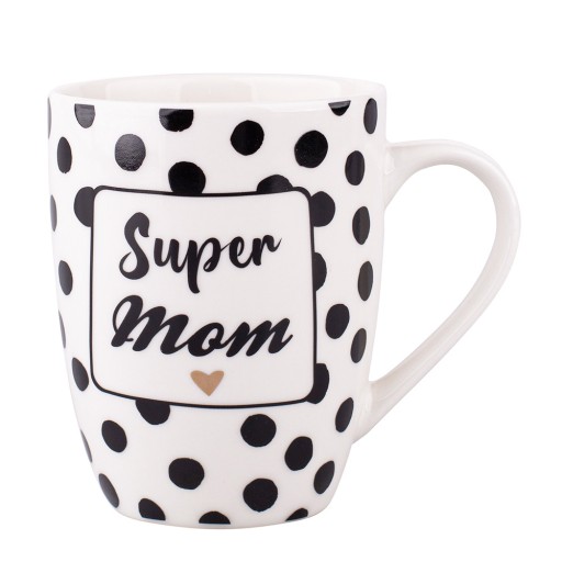 PORCELÁNOVÝ hrnček na kávu PRE MAMIČKU Super mama