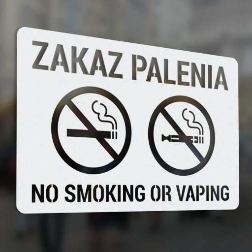 Nálepka - Zákaz fajčenia 10x15