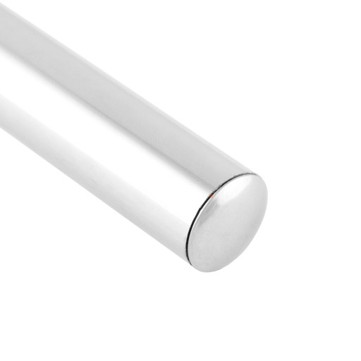Plochá koncovka pre 25mm rúrku - chróm