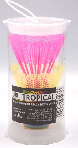 SUNFLEX Tropické plážové badmintonové raketoplány (2 ks)