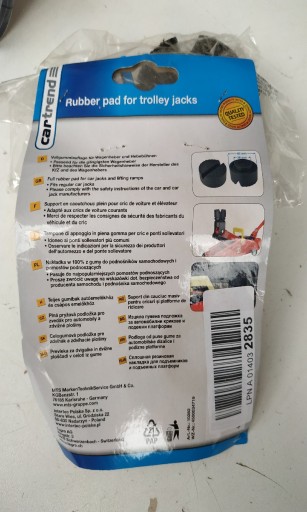 Podložka pre zdvihák 40 mm pre zdvihák žabiek 0,7 t