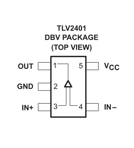 Systém operačného zosilňovača TLV2401IDBV SOT23-5