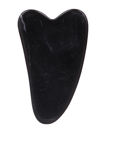GUA SHA MASÁŽNY KAMEŇ NA TVÁR, OBSIDIÁNOVÁ DOSKA