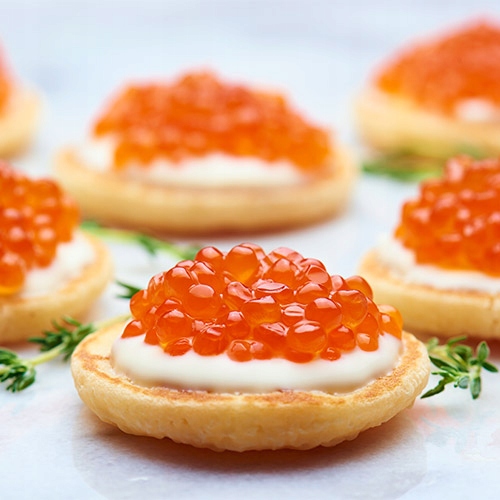 Lososový kaviár – imitácia: Perfektná voľba pre elegantné predjedlá!