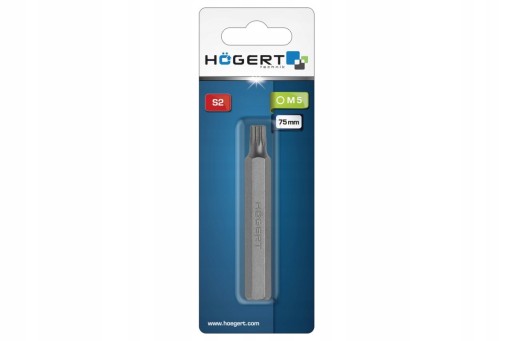 DRÁŽKOVÝ BIT M6x75mm S2 10mm Hoegert HT1S886