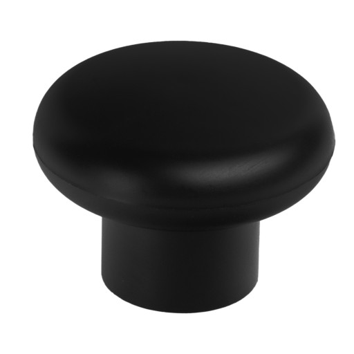 Nábytková kľučka G1 Gombík 34mm Matt Black + skrutky