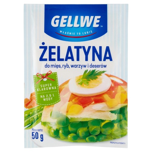 Želatína GELLWE 50 g