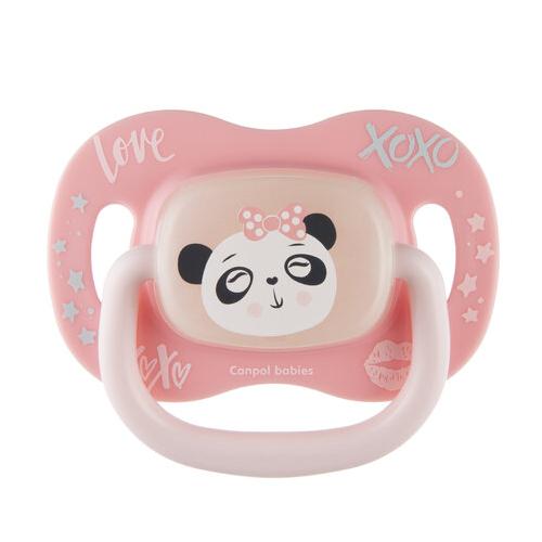 CANPOL BABIES Exotic Panda silikónový cumlík