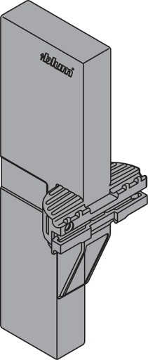 BLUM Z40L0002 INTIVO, držiak prednej lišty sivá
