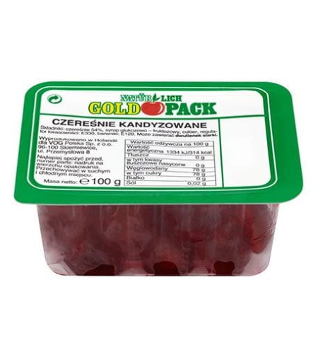 Goldpack kandizované čerešne 100g