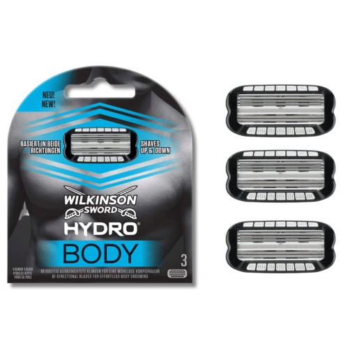 3X HYDRO TELO WILKINSON NÁPLŇOVÉ ČEPEĽOVÉ NÁPLŇKY NA HOLIATKU