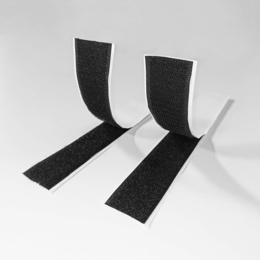 Suchý zips na čalúnené panely 2 suchý zips 2,5 x 25 cm samolepiaci suchý zips