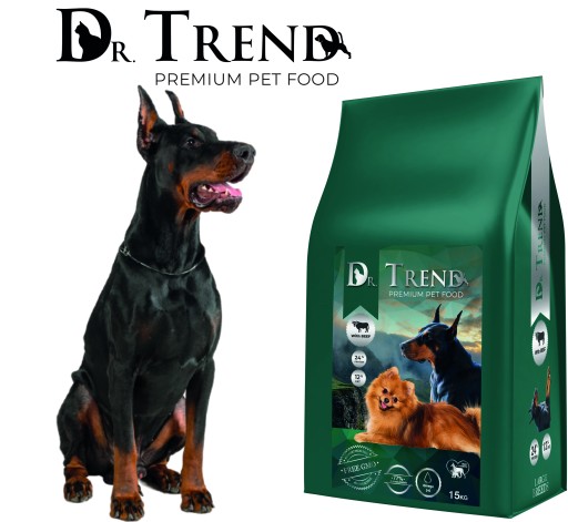 DR.TREND PREMIUM vzorka suchého krmiva pre psov veľkých plemien S HOVÄDZÍM MÄSOM 100 g