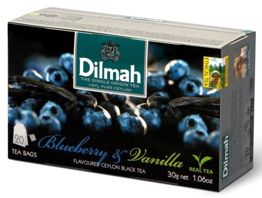Dilmah čučoriedka a vanilka 20 tb