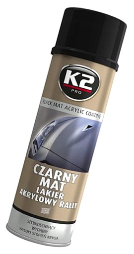 K2 MAT BLACK LESH SPREJ 500ML