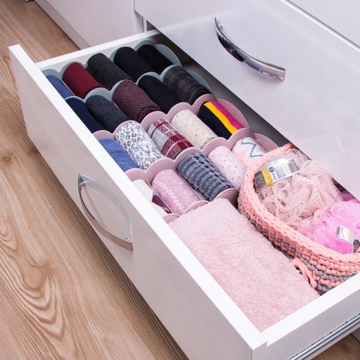 Organizér Zásobník Úložný box pre šatníkovú zásuvku na spodnú bielizeň Socks Kravata