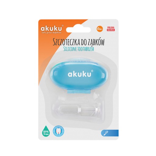 A0263 SILIKÓNOVÁ KEFKA NA PRSTY V Púzdre na Akuku