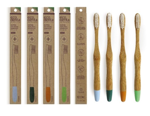 ECODENTA BAMBOO MÄKKÁ ZUBNÁ KEFKA 1KS.