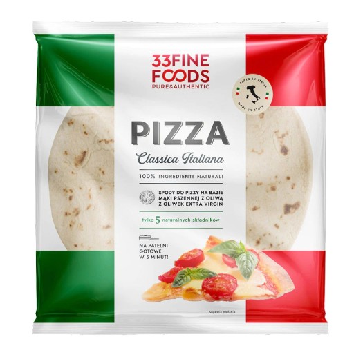 Základy na pizzu 33 jemných jedál 280 g