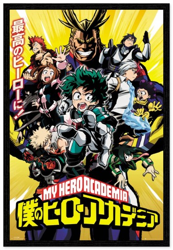 Pôvodný anime plagát My Hero Academia 61 x 91,5