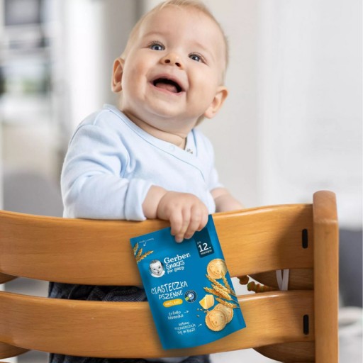 Maslové pšeničné sušienky pre deti 12m + 150g Gerber