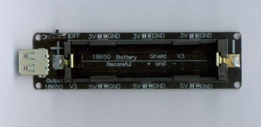 ARDUINO BATTERY SHIELD 18650 USB MICRO 3V3 5V MODUL S NABÍJANÍM