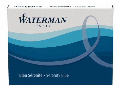 Dlhé modré perá WATERMAN
