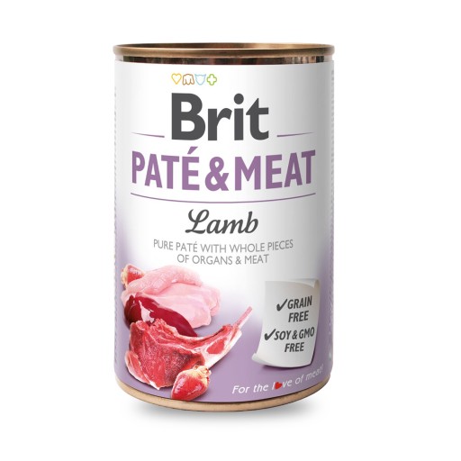 BRIT PAŠTÁTA A MÄSTO JAHNIČNÉ KRMIVO PRE PSA S JAHNIČKOU 400G