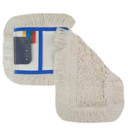 Plochý návlek na mop 40 cm bavlnená spona na vrecko DUO Professional