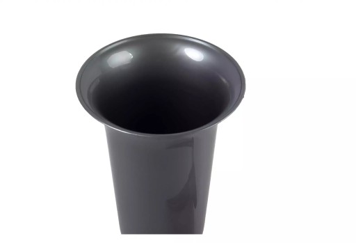 POHONNÝ VÁZOVÝ VENTIL (2) STRIEBORNÝ 24CM NA CINTORÍN