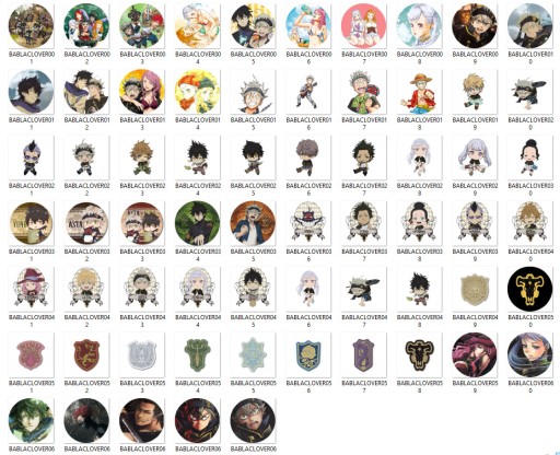 Anime Manga Black Clover Pins MNOHÉ DIZAJNY