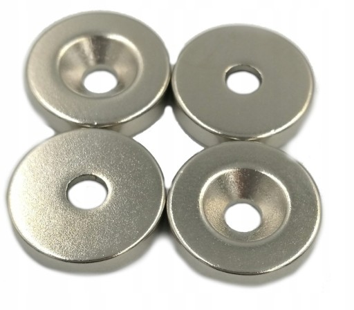 NEODYMOVÝ MAGNET 14x7/3,5x3 mm NA SKRUT