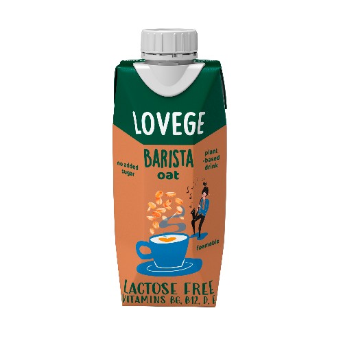 Lovege Oat Barista nápoj bez pridaného cukru 0,33l