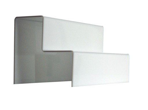 Stojan na displej Schody z plexiskla B250 2 stupne 50/50