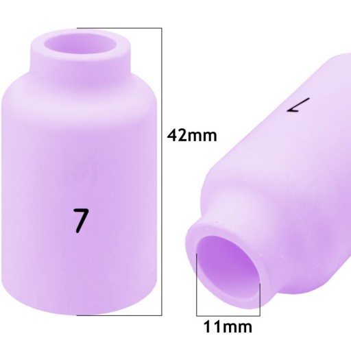 10x keramická tryska TIG #7 54N15 SR17 SR18 SR26
