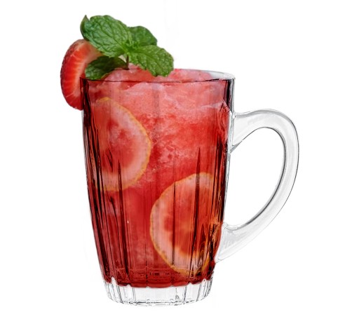 Sklenený hrnček, sklo s uškom na kávu, čaj, Altom Design Venus, 350 ml