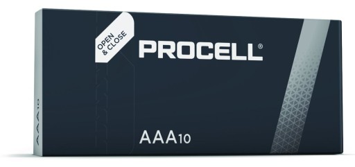 10x ALKALICKÁ BATÉRIA DURACELL PROCELL LR03 R03 AAA