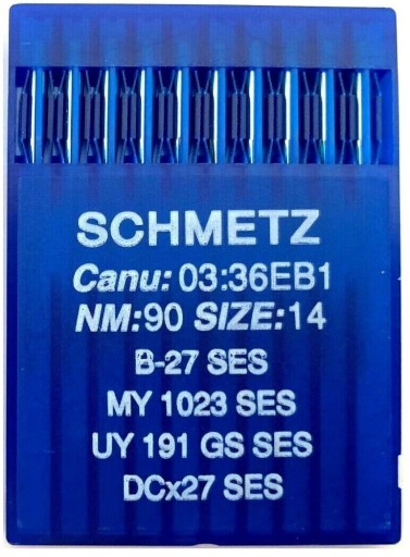 Schmetz B27 B-27 SES '90 ihly do overlockerov, 10 ks