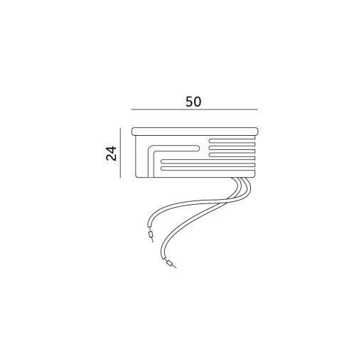 LED INSERT 5W modul, teplá biela