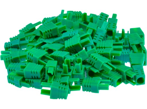 Vnútorný kryt Zástrčka RJ45 zelená ALANTEC 10 ks
