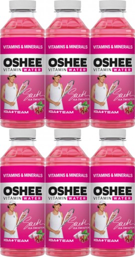 Oshee nesýtený nápoj vitamíny minerály hrozno a dráč 555ml x6