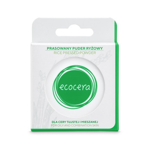 Ecocera Rice Pressed Powder lisovaný ryžový prášok