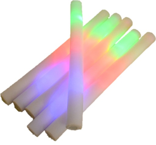 LED svetelná tyč, špongiový svetelný meč